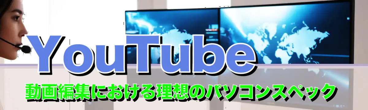 YouTube動画編集における理想のパソコンスペック