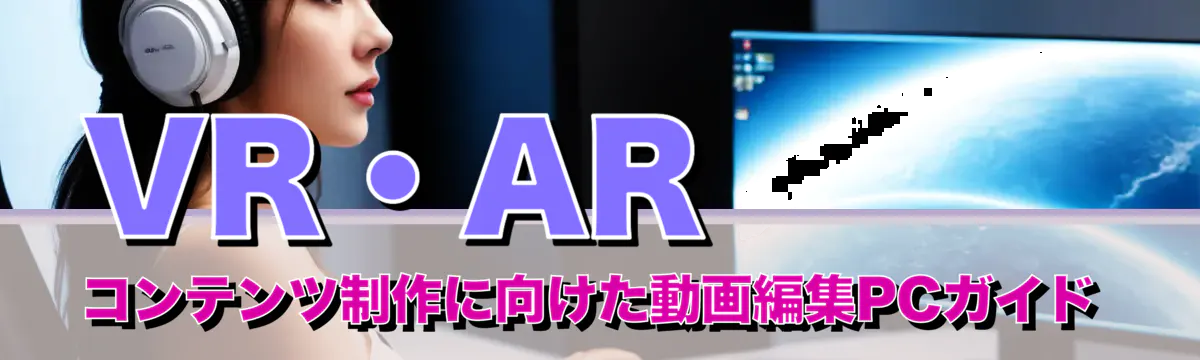 VR・ARコンテンツ制作に向けた動画編集PCガイド