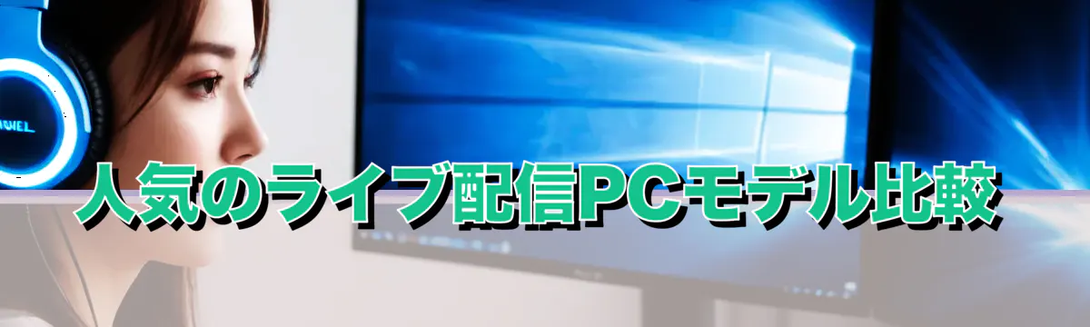 人気のライブ配信PCモデル比較