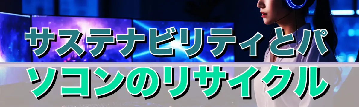 サステナビリティとパソコンのリサイクル