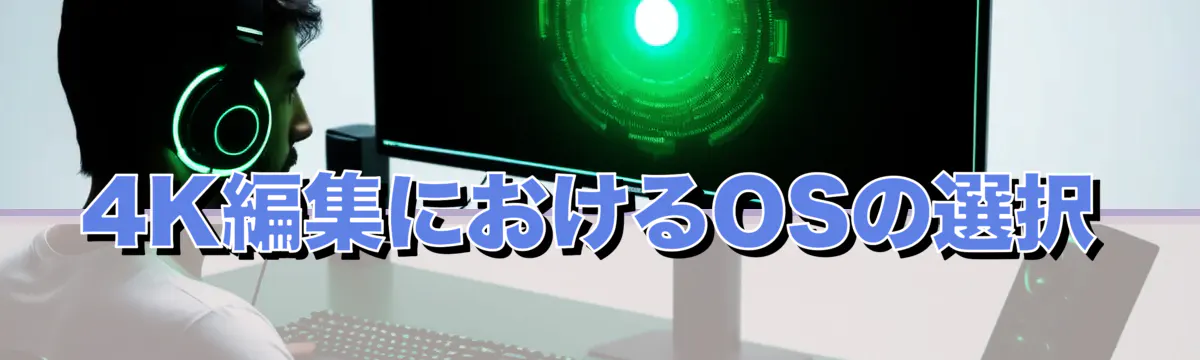 4K編集におけるOSの選択