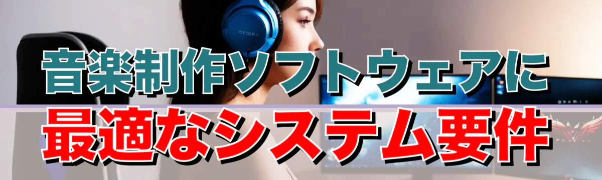 音楽制作ソフトウェアに最適なシステム要件