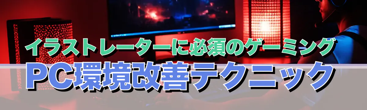 イラストレーターに必須のゲーミングPC環境改善テクニック
