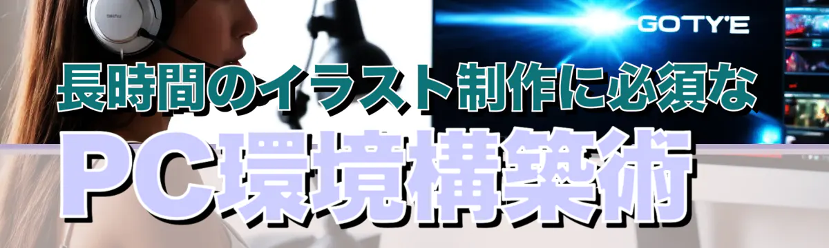 長時間のイラスト制作に必須なPC環境構築術