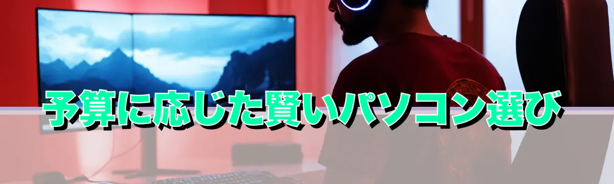 予算に応じた賢いパソコン選び