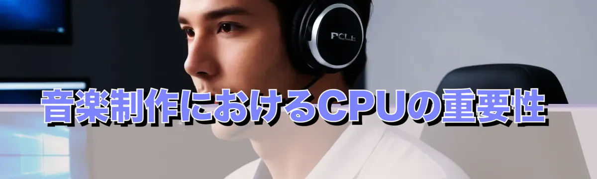 音楽制作におけるCPUの重要性
