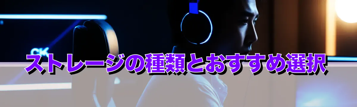 ストレージの種類とおすすめ選択
