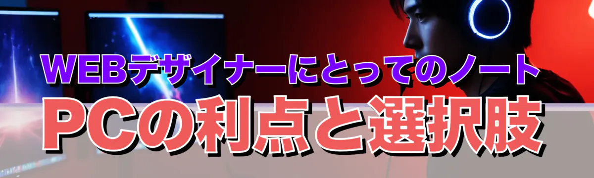 WEBデザイナーにとってのノートPCの利点と選択肢
