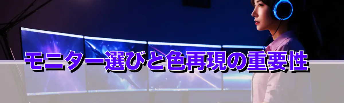 モニター選びと色再現の重要性