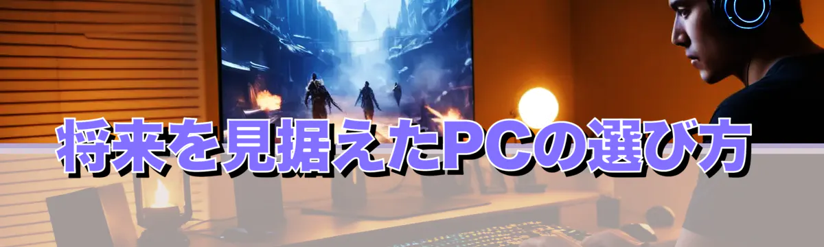 将来を見据えたPCの選び方