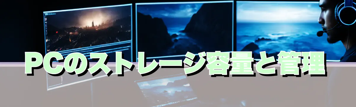 PCのストレージ容量と管理