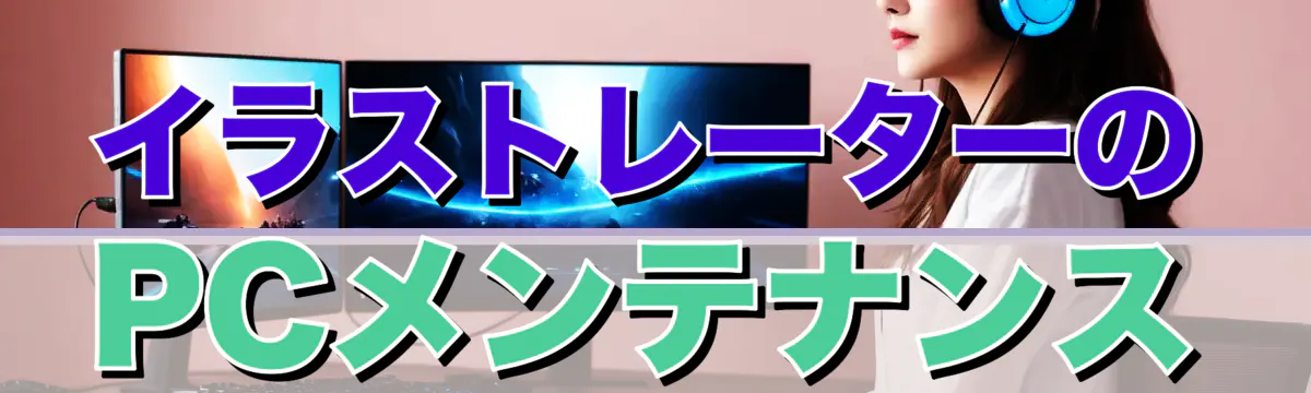 イラストレーターのPCメンテナンス