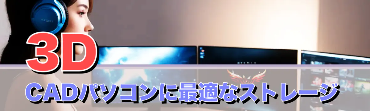 3D CADパソコンに最適なストレージ