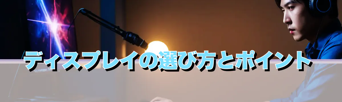 ディスプレイの選び方とポイント