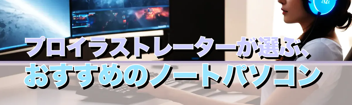 プロイラストレーターが選ぶ、おすすめのノートパソコン