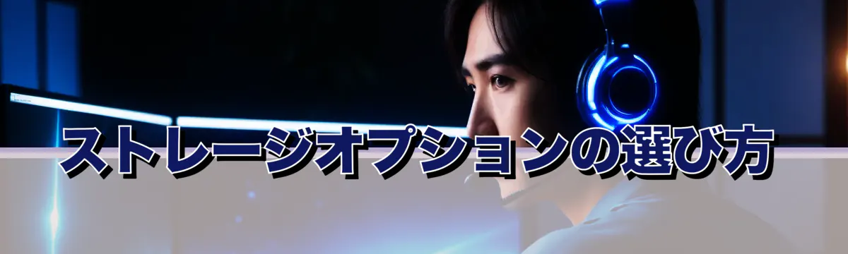 ストレージオプションの選び方