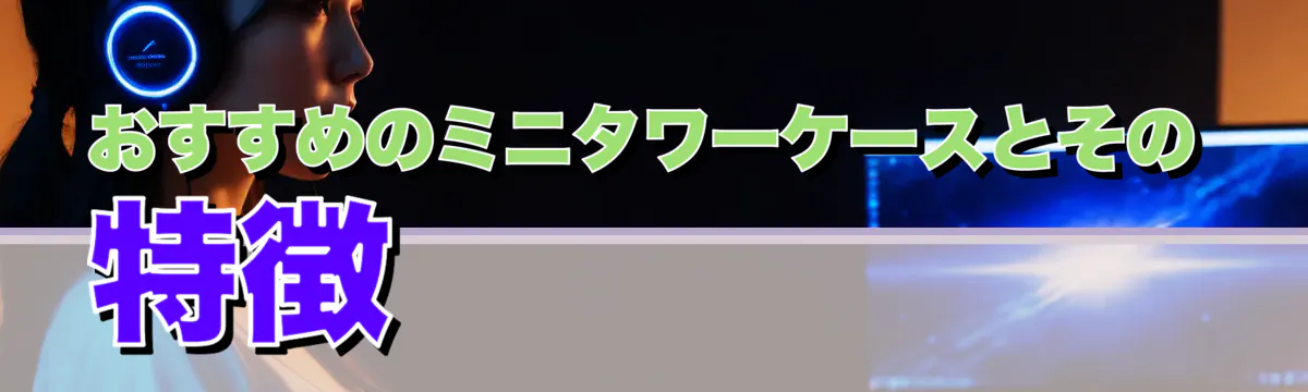 おすすめのミニタワーケースとその特徴