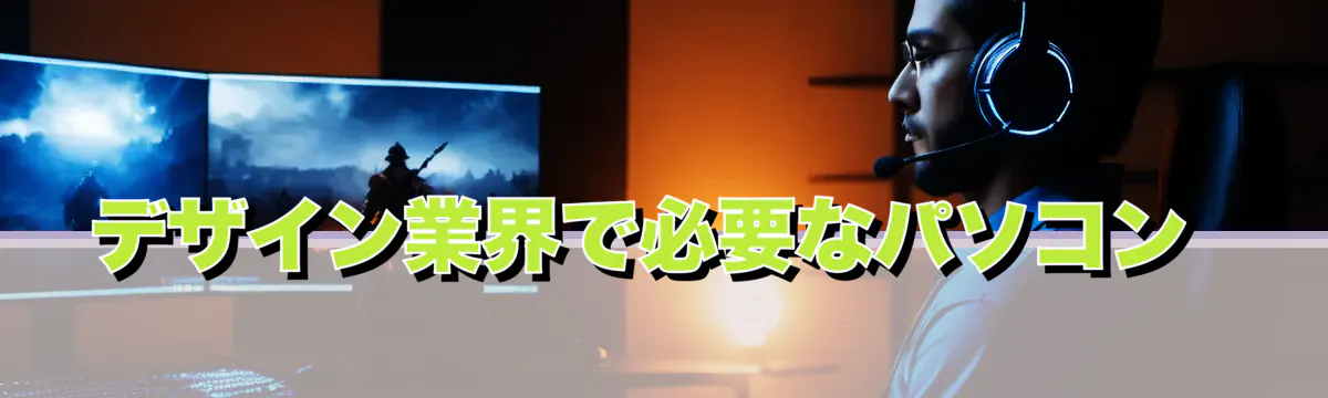 デザイン業界で必要なパソコン