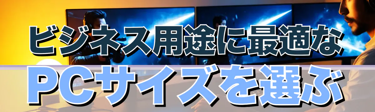 ビジネス用途に最適なPCサイズを選ぶ
