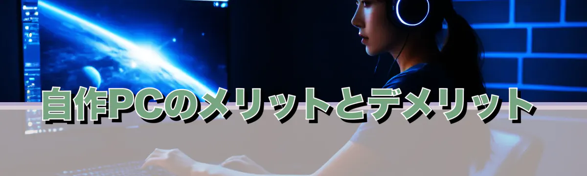 自作PCのメリットとデメリット
