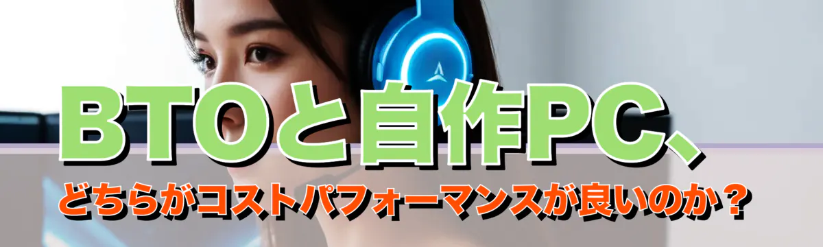BTOと自作PC、どちらがコストパフォーマンスが良いのか？
