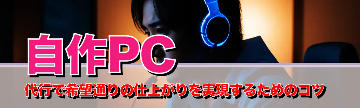 自作PC代行で希望通りの仕上がりを実現するためのコツ