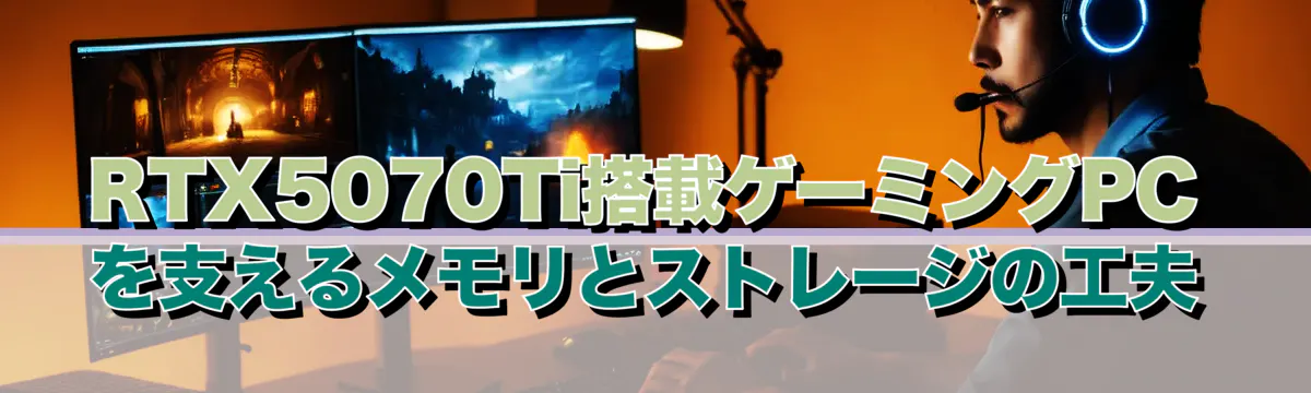 RTX5070Ti搭載ゲーミングPCを支えるメモリとストレージの工夫