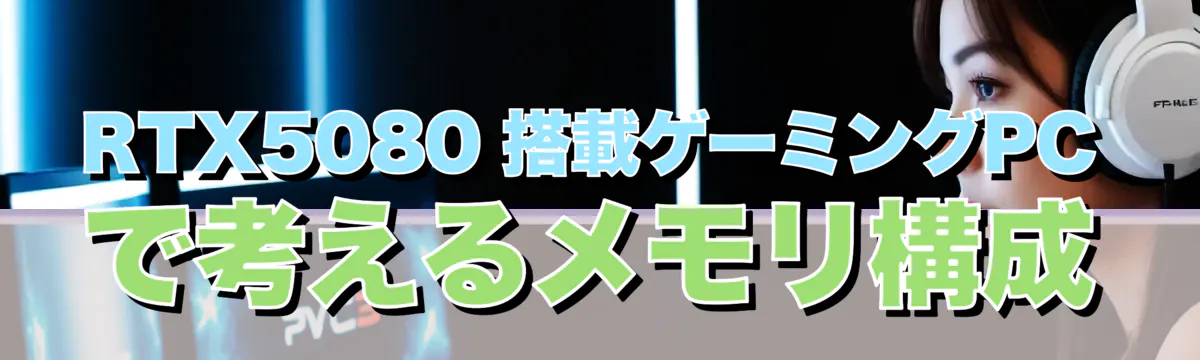 RTX5080 搭載ゲーミングPCで考えるメモリ構成