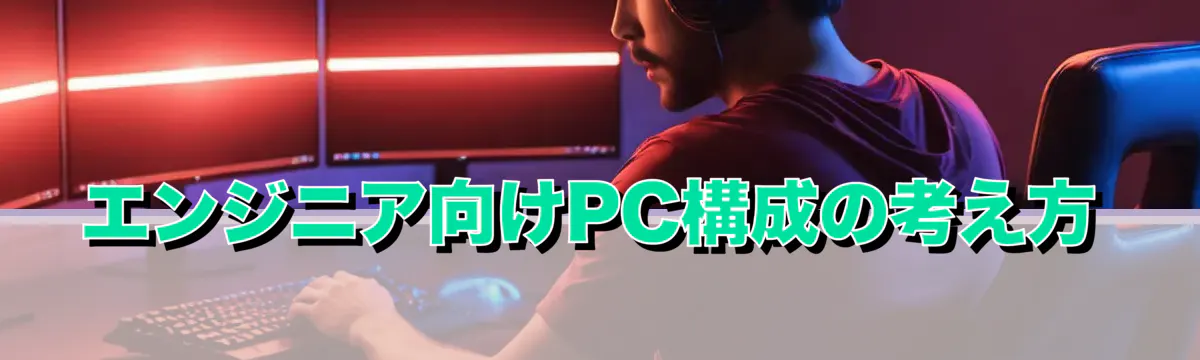 エンジニア向けPC構成の考え方