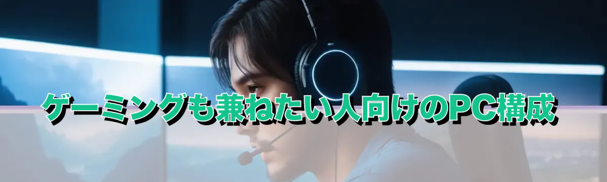 ゲーミングも兼ねたい人向けのPC構成