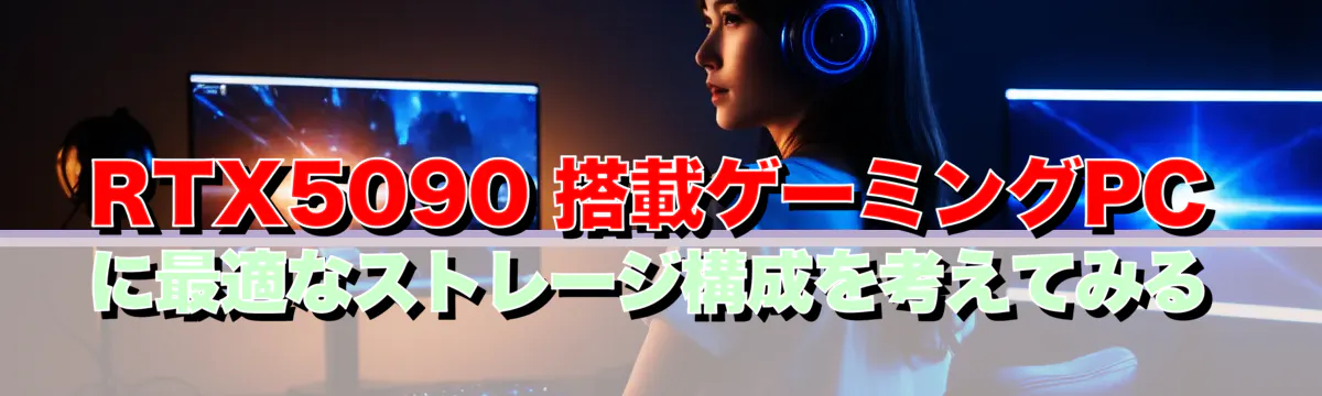 RTX5090 搭載ゲーミングPCに最適なストレージ構成を考えてみる