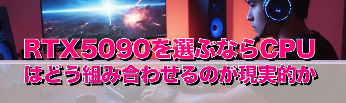 RTX5090を選ぶならCPUはどう組み合わせるのが現実的か
