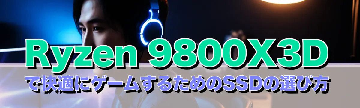 Ryzen&nbsp;9800X3D で快適にゲームするためのSSDの選び方