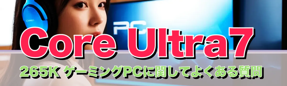 Core Ultra7 265K ゲーミングPCに関してよくある質問