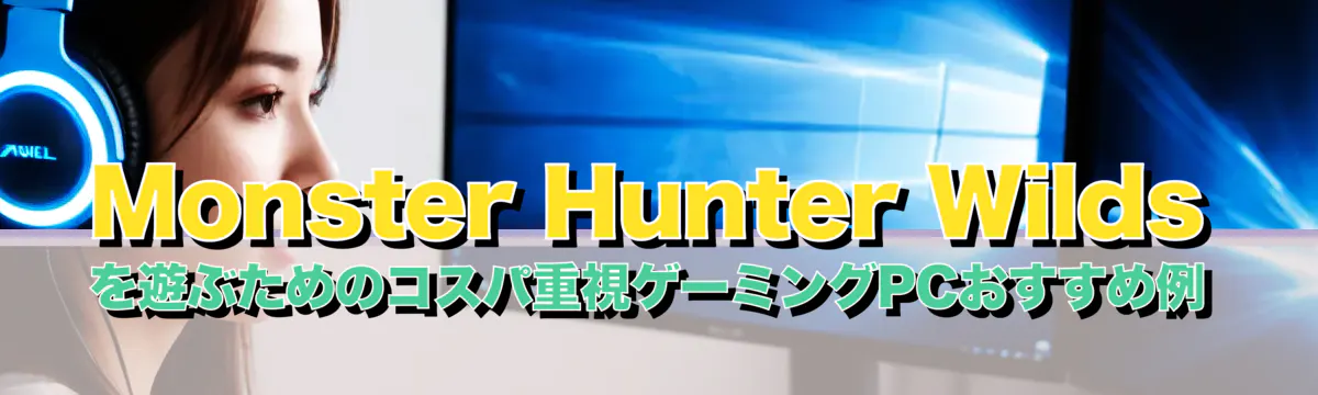Monster Hunter Wilds を遊ぶためのコスパ重視ゲーミングPCおすすめ例