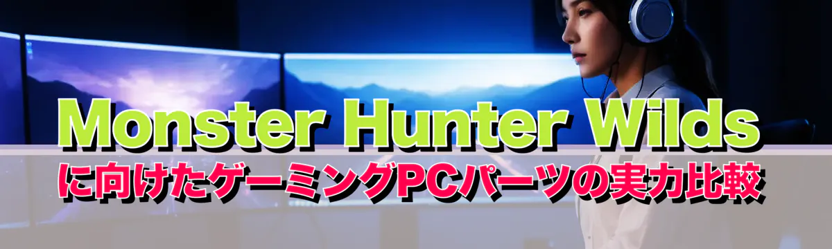 Monster Hunter Wilds に向けたゲーミングPCパーツの実力比較