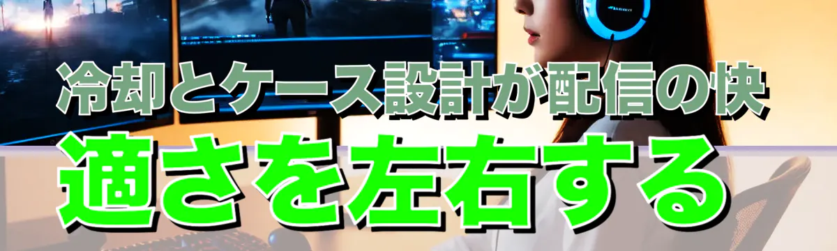 冷却とケース設計が配信の快適さを左右する