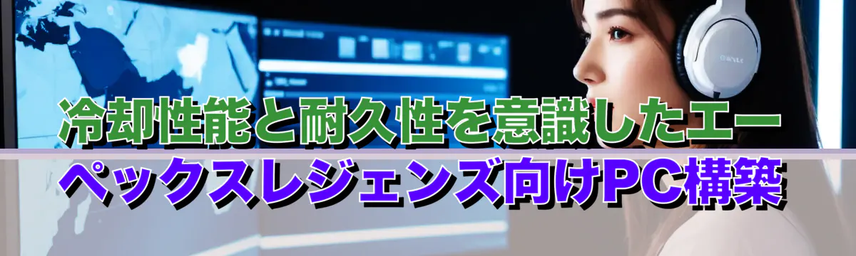 冷却性能と耐久性を意識したエーペックスレジェンズ向けPC構築