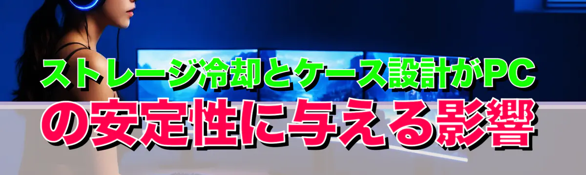 ストレージ冷却とケース設計がPCの安定性に与える影響