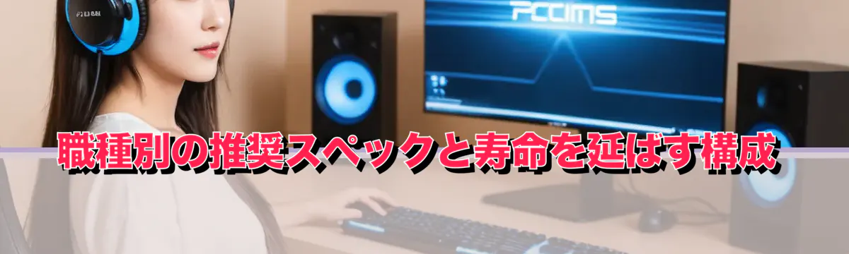 職種別の推奨スペックと寿命を延ばす構成