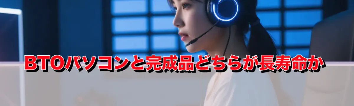 BTOパソコンと完成品どちらが長寿命か