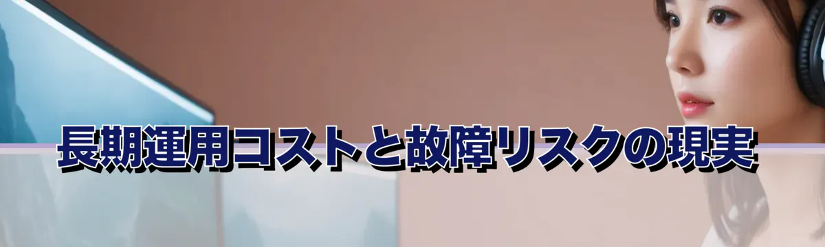 長期運用コストと故障リスクの現実