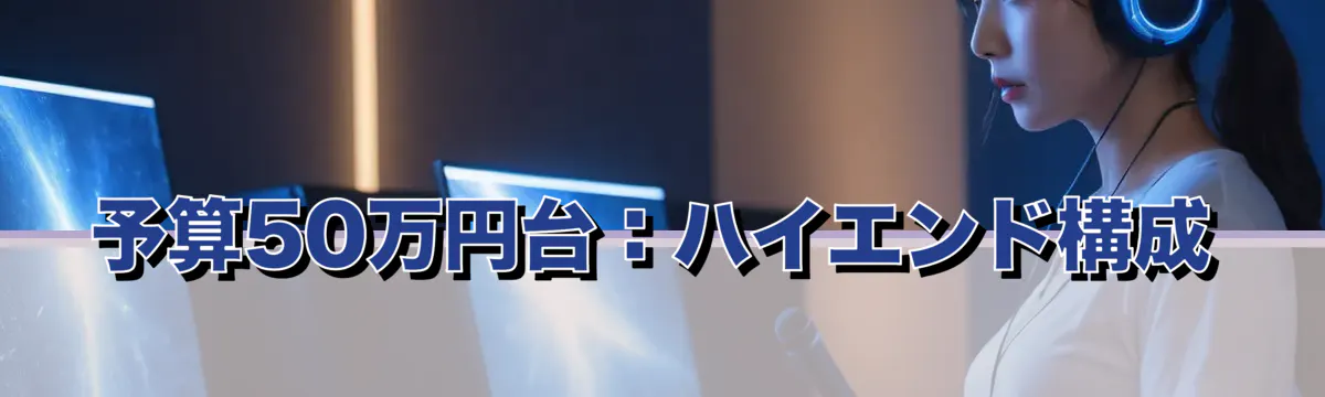 予算50万円台：ハイエンド構成