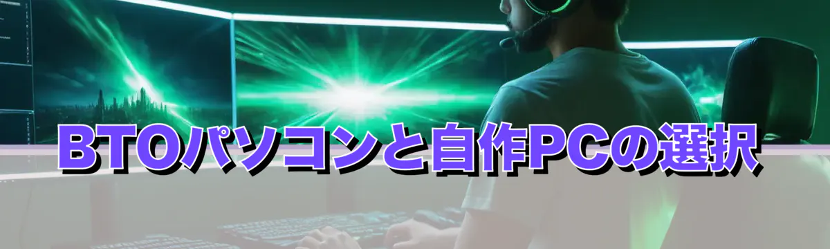 BTOパソコンと自作PCの選択