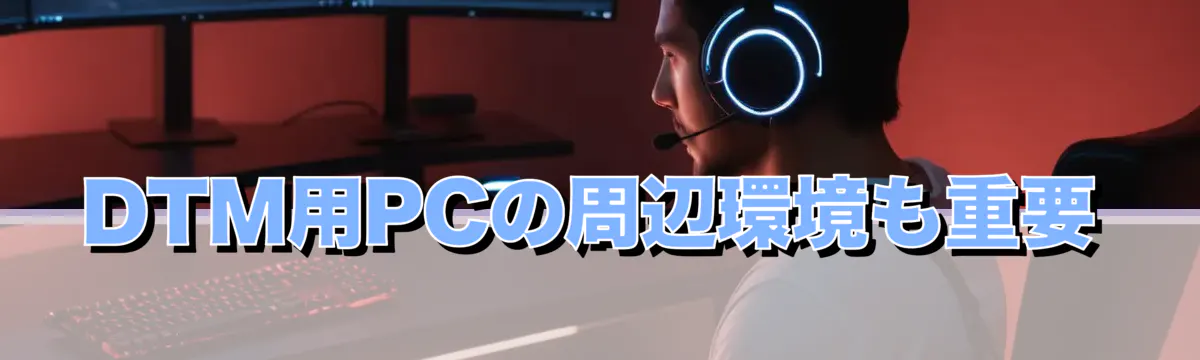 DTM用PCの周辺環境も重要