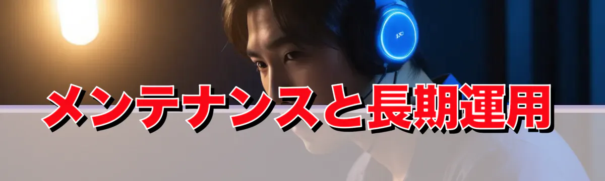 メンテナンスと長期運用