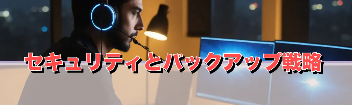 セキュリティとバックアップ戦略