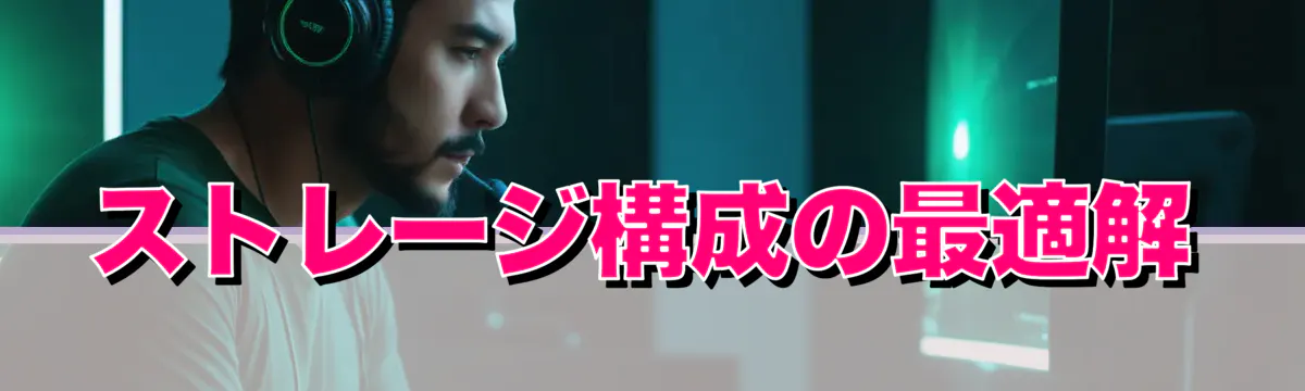 ストレージ構成の最適解