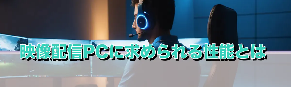 映像配信PCに求められる性能とは