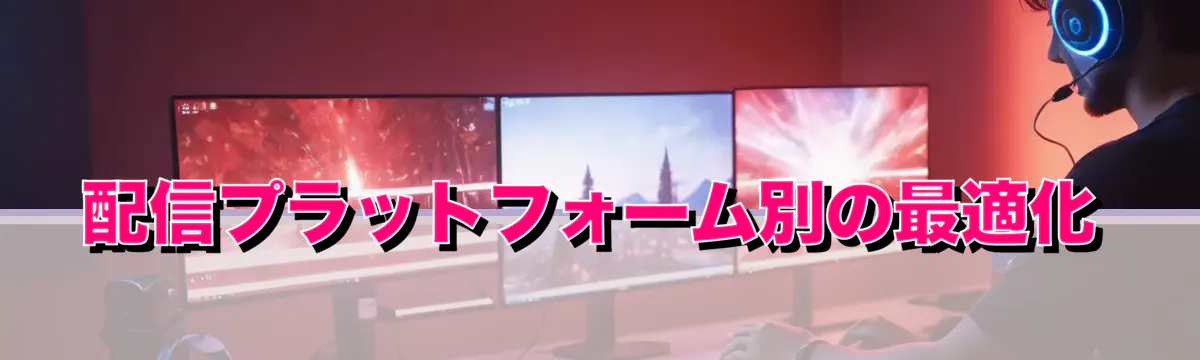 配信プラットフォーム別の最適化